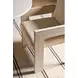 Modern Beige and Mist Upholstered Arm Chair