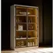 Haze Beige and Brown 2 Door Display Cabinet with LED