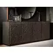 Blossom Dark Oak 4 Door Blossom Credenza