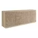 Blossom Light Oak 4 Door Blossom Credenza