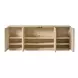 Blossom Light Oak 4 Door Blossom Credenza