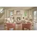 Elegance Amalfi and Desert Gold Round Stone Top End Table