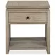 Conrad Stone Harbor Gray Rectangular End Table