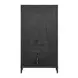 Realm Brown 2 Door Wardrobe with LED
