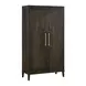 Realm Brown 2 Door Wardrobe with LED