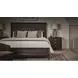 Realm Brown 3 Drawer Nightstand with USB Charging