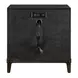 Realm Brown 3 Drawer Nightstand with USB Charging