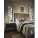 Realm Dark Emperador and Brown 2 Drawer Open Nightstand with USB Charging