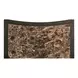 Realm Dark Emperador and Brown 2 Drawer Open Nightstand with USB Charging