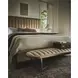 Realm Beige Upholstered Bed Bench