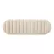 Realm Beige Upholstered Bed Bench