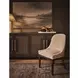 Realm Beige Upholstered Arm Chair