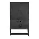 Realm Brown 2 Door Bar Cabinet with LED