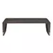 Realm Brown and Dusty Bronze Rectangular Embossed Cocktail Table