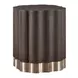 Realm Embossed and Dusty Bronze Freeform End Table