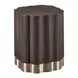 Realm Embossed and Dusty Bronze Freeform End Table