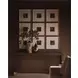 Realm Brown and Dusty Bronze Rectangular Embossed Console