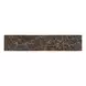 Realm Dark Emperador and Dusty Bronze Rectangular Stone Top Console Table
