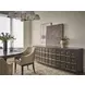 Realm Brown 4 Door Credenza