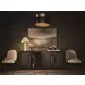 Realm Brown 4 Door Embossed Credenza