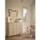 Elegance Brown and Paloma 6 Drawer Dresser