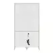 Elegance Brown 2 Door Wardrobe with LED