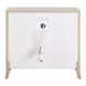 Elegance Brown 3 Drawer Nightstand with USB Charging