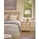 Paloma Velora and Gold 3 Drawer Nightstand with USB Charging