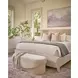 Elegance Beige Upholstered Bed Bench