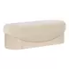 Elegance Beige Upholstered Bed Bench