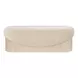 Elegance Beige Upholstered Bed Bench