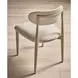 Elegance Beige and Cream Upholstered Side Chair