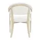 Elegance Amalfi Cream and Desert Gold Round Stone Top Dining Room Set