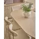 Elegance Beige and Cream Upholstered Side Chair