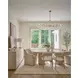 Elegance Beige and Cream Upholstered Side Chair