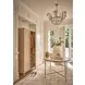 Elegance Brown 2 Door Wardrobe with LED