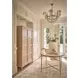 Elegance Brown 2 Door Wardrobe with LED