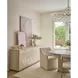 Elegance Brown and Paloma 4 Door Credenza