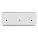 Elegance Brown and Paloma 4 Door Credenza