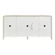 Elegance Brown 4 Door Credenza