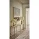 Elegance Amalfi Cream and Desert Gold Rectangular Stone Top Console Table