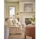Elegance Amalfi and Desert Gold Round Stone Top End Table