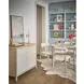 Elegance Beige and Cream Upholstered Side Chair