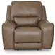 Silverbrooke Caramel Leather Power Reclining Living Room Set