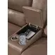 Silverbrooke Caramel Leather 81" Zero Gravity Power Reclining Loveseat with USB Charging