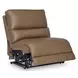 Silverbrooke Caramel Leather 6 Piece Modular Reclining Sectional with Chaise and USB Charging