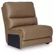 Silverbrooke Caramel Leather 5 Piece Modular Power Reclining Sectional with USB Charging