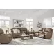 Silverbrooke Caramel Leather 81" Zero Gravity Power Reclining Loveseat with USB Charging