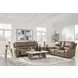 Silverbrooke Caramel Leather 81" Zero Gravity Power Reclining Loveseat with USB Charging