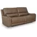 Silverbrooke Caramel Leather Power Reclining Living Room Set